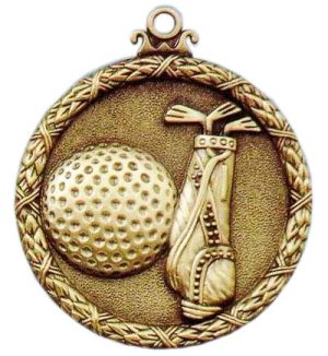 Antique golf medal