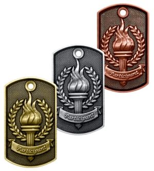 Participation Medals - Dog Tag
