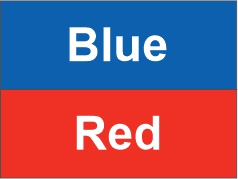 Blue - Red
