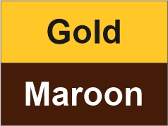 Gold - Maroon