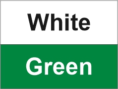 White - Green
