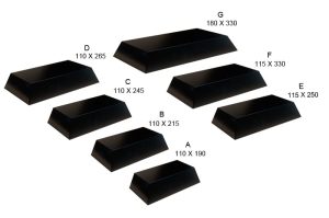 Alternative view of Black Taper Bases