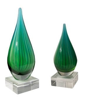 Alternative view of Emerald Teardrop Award