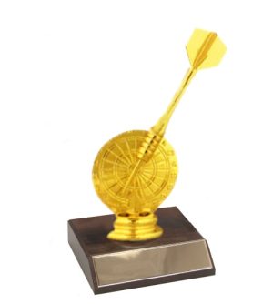 Dart Board with Single Dart & Base