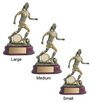 Alternative view of Football Running Female