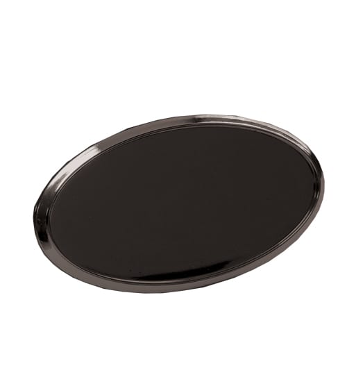 Oval Badge - Black - Image 2