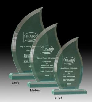 Alternative view of Beveled Flame Award