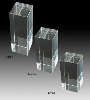 Alternative view of Linea Crystal Award