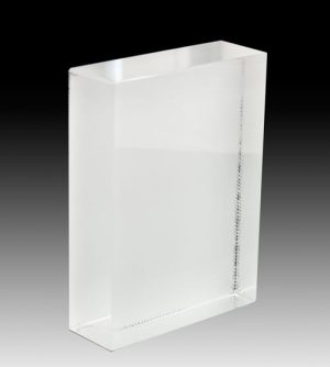 Oblong Crystal Award - Small