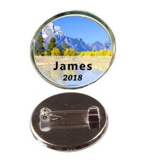 Round Badge - Silver