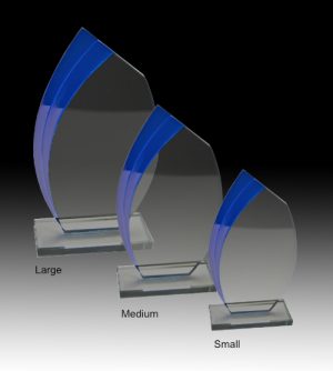 Alternative view of Aspen-Blue Glass Award