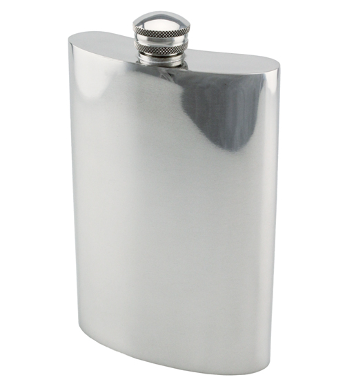 Pewter Hip Flask 8oz