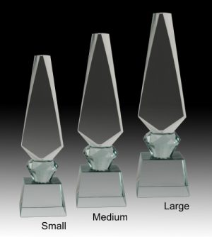 Alternative view of Roys Peak Crystal Award