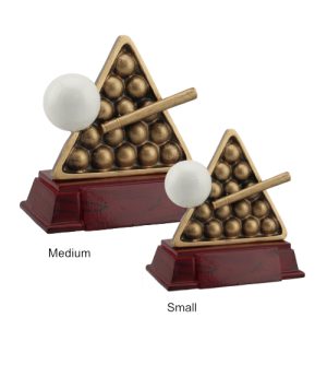 Alternative view of Billiards Rack & Cue Ball