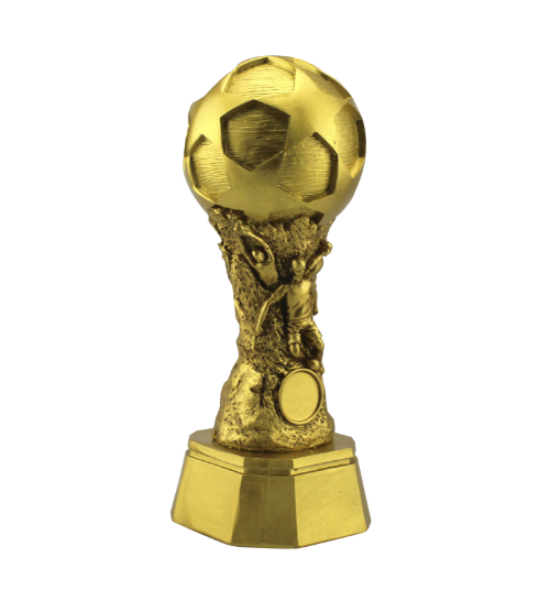 Gold Football Pedestal Award - Image 2