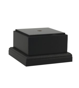 Wood Square Bases Black