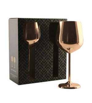 Alternative view of Vino Goblet Set - Copper