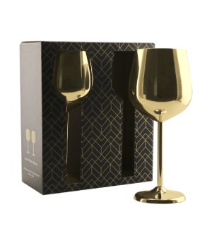 Alternative view of Vino Goblet Set - Gold
